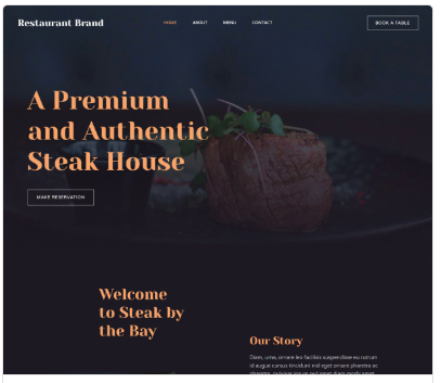 Template Web Cafe & Coffee Shop